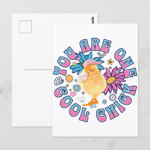 Cute Chick - You are One Cool Chick Postcard