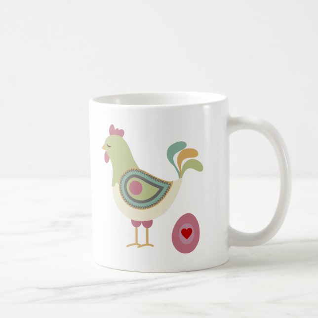 Cute Chicken And The Egg  Coffee Mug (Right)