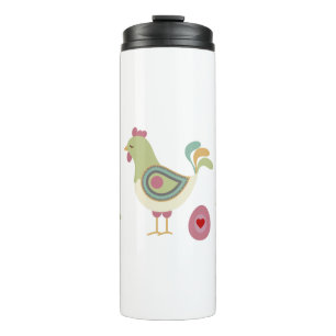 Cute Chicken And The Egg  Thermal Tumbler