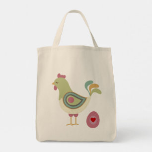 Cute Chicken And The Egg Tote Bag