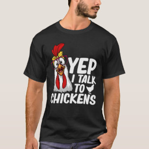Cute Chicken Art For Men Women Kids Chicken Farmer T-Shirt