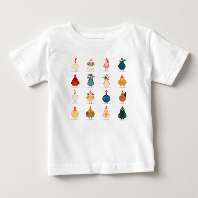 Cute Chicken Baby T-Shirt (Front)