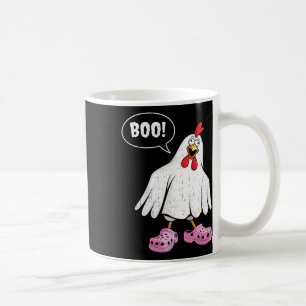 Cute Chicken Boo With Pink Shoes Funny Halloween M Coffee Mug