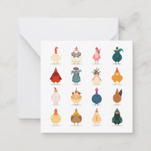 Cute Chicken Card