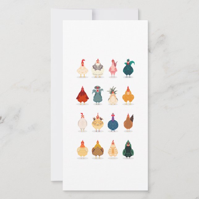 Cute Chicken Card (Front)