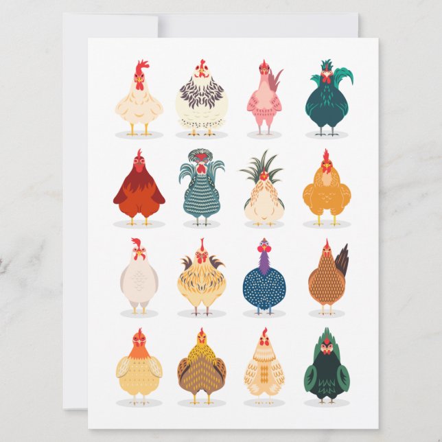 Cute Chicken Card (Front)