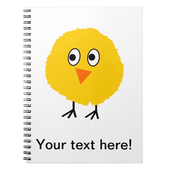 Cute chicken cartoon notebook (Front)