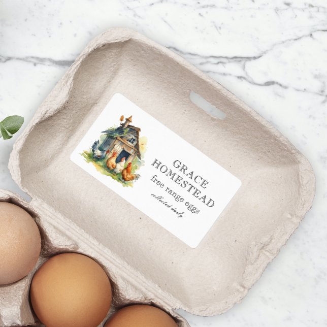 Cute Chicken Coop Farm Egg Carton (Creator Uploaded)