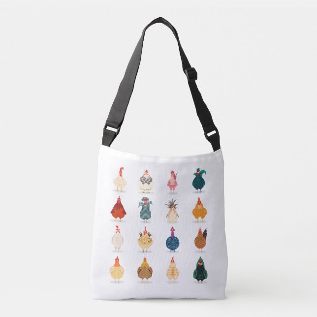Cute Chicken Crossbody Bag (Front)