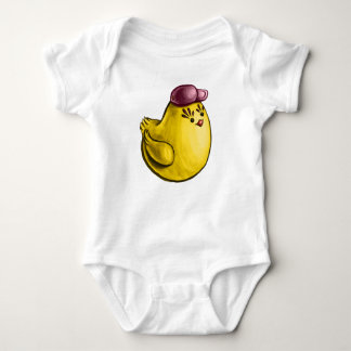 Cute Chicken Design – Funny Yellow Chick Easter Baby Bodysuit