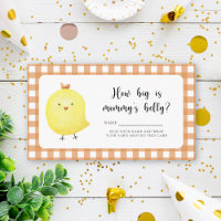 Cute chicken - How big is mummy's belly