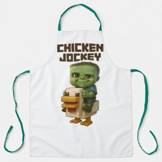 Cute Chicken Jockey Apron Minecraft Movie Inspired