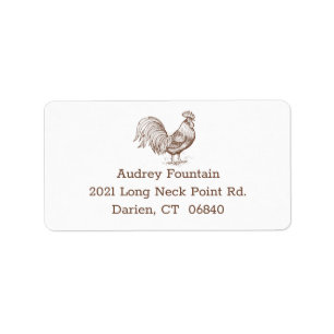 Cute Chicken Lover Farm Crazy Chicken Lady Farmer Label