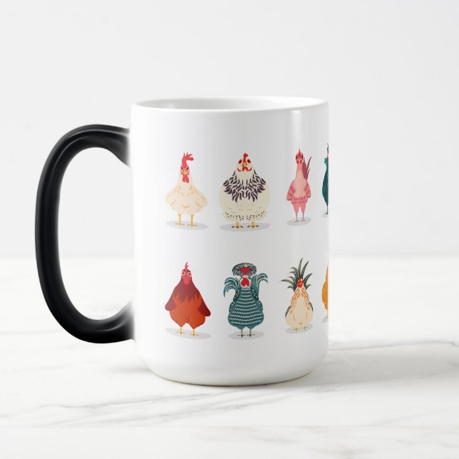 Cute Chicken Magic Mug (Left)