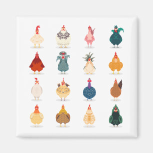 Cute Chicken Magnet