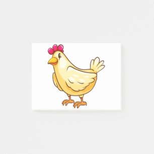 Cute chicken post-it notes