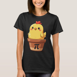 Cute Chicken Pot Pi Day Pie Math Teachers Lover 3. T-Shirt