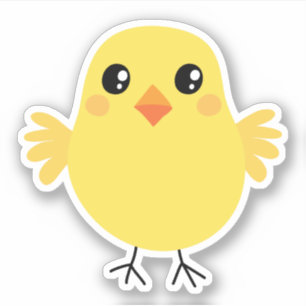 Cute chicken sticker