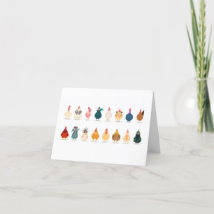 Cute Chicken Thank You Card