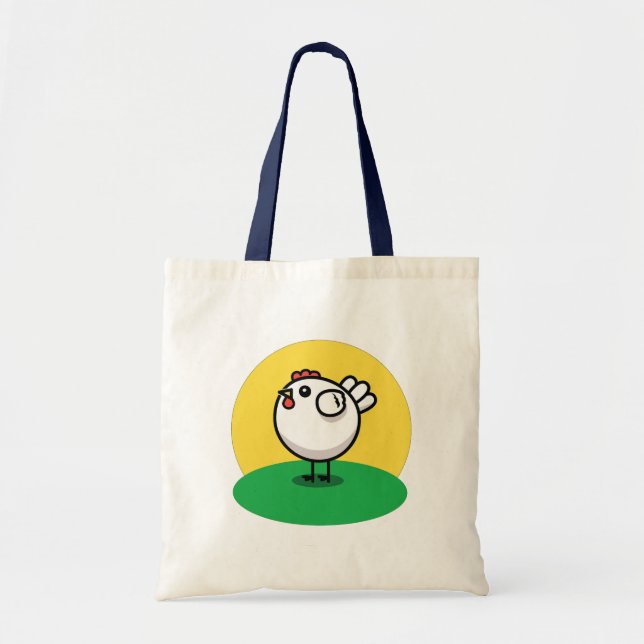Cute Chicken Tote Bag (Front)