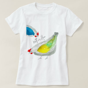 Cute chickens watercolor T-Shirt