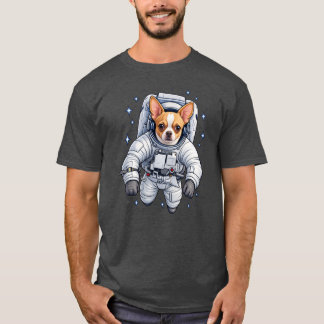 Cute Chihuahua Astronaut Space Men's T-Shirt
