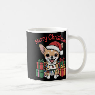 Cute Chihuahua Christmas Xmas Design Funny Dog Lov Coffee Mug
