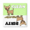 Cute Chihuahua Clean / Dirty Dishwasher Magnet