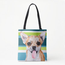 Cute Chihuahua Colourful Pattern