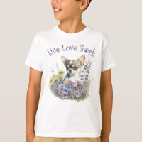 Cute Chihuahua Dog Floral