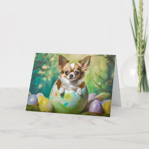 Cute Chihuahua dog Folded Holiday Card