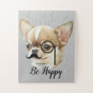 Cute Chihuahua Dog Lover Jigsaw Puzzle