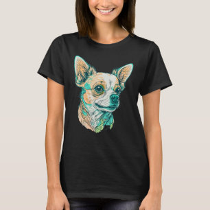 Cute Chihuahua Dog on Chihuahua 7 T-Shirt