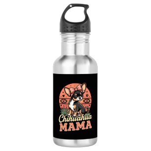 Cute Chihuahua Mama Bow Dog Mum 532 Ml Water Bottle