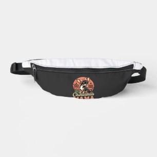 Cute Chihuahua Mama Bow Dog Mum Bum Bags