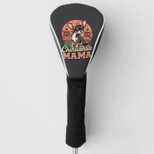 Cute Chihuahua Mama Bow Dog Mum Golf Head Cover