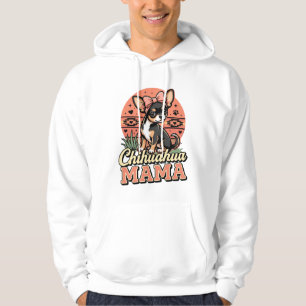 Cute Chihuahua Mama Bow Dog Mum Hoodie