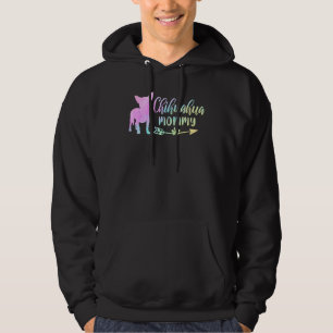 Cute Chihuahua Mom Dog Mum colorful Proud Chihuahu Hoodie