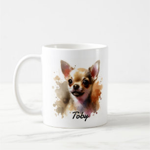 Cute Chihuahua Personalise Coffee Mug