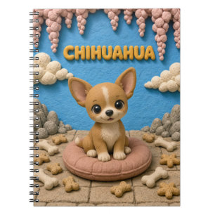 Cute Chihuahua Puppy, Baby Dog Notebook