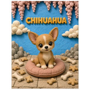 Cute Chihuahua Puppy, Baby Dog Postcard