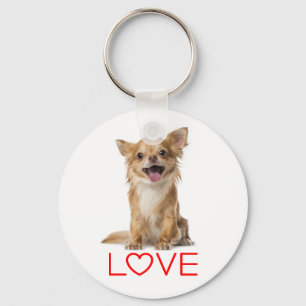 Cute Chihuahua Puppy Dog Rescue Puppies Adopt Key Ring