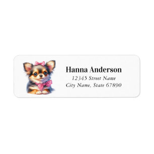 Cute Chihuahua Return Address Labels