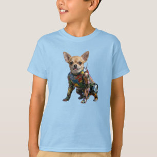 Cute Chihuahua Robot Kid's T-Shirt