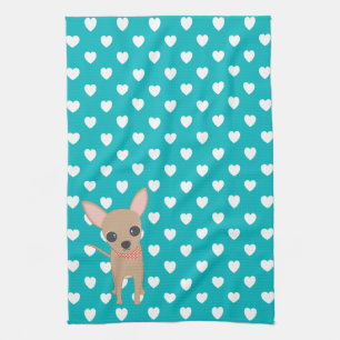 Cute Chihuahua Tea Towel