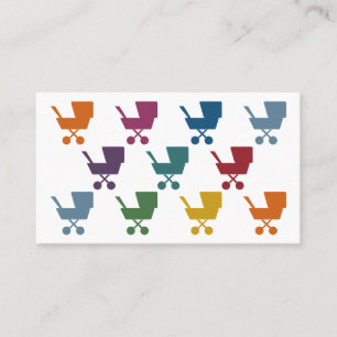 Cute Child Care Nanny Business Cards