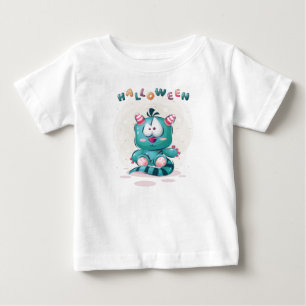 Cute Childish Halloween Monster Toddler  Baby T-Shirt