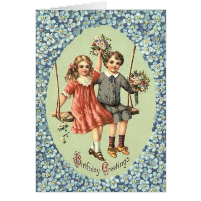 Cute Children Swing Bouquet Flowers (Front)