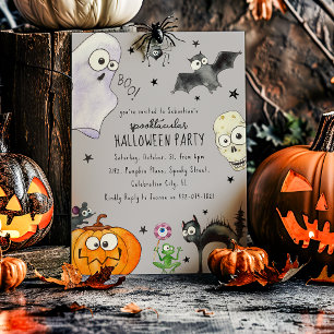 Cute Children's Fun Halloween Invitation