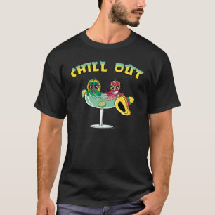 Cute Chilli Peppers in Margarita Chill Out T-Shirt